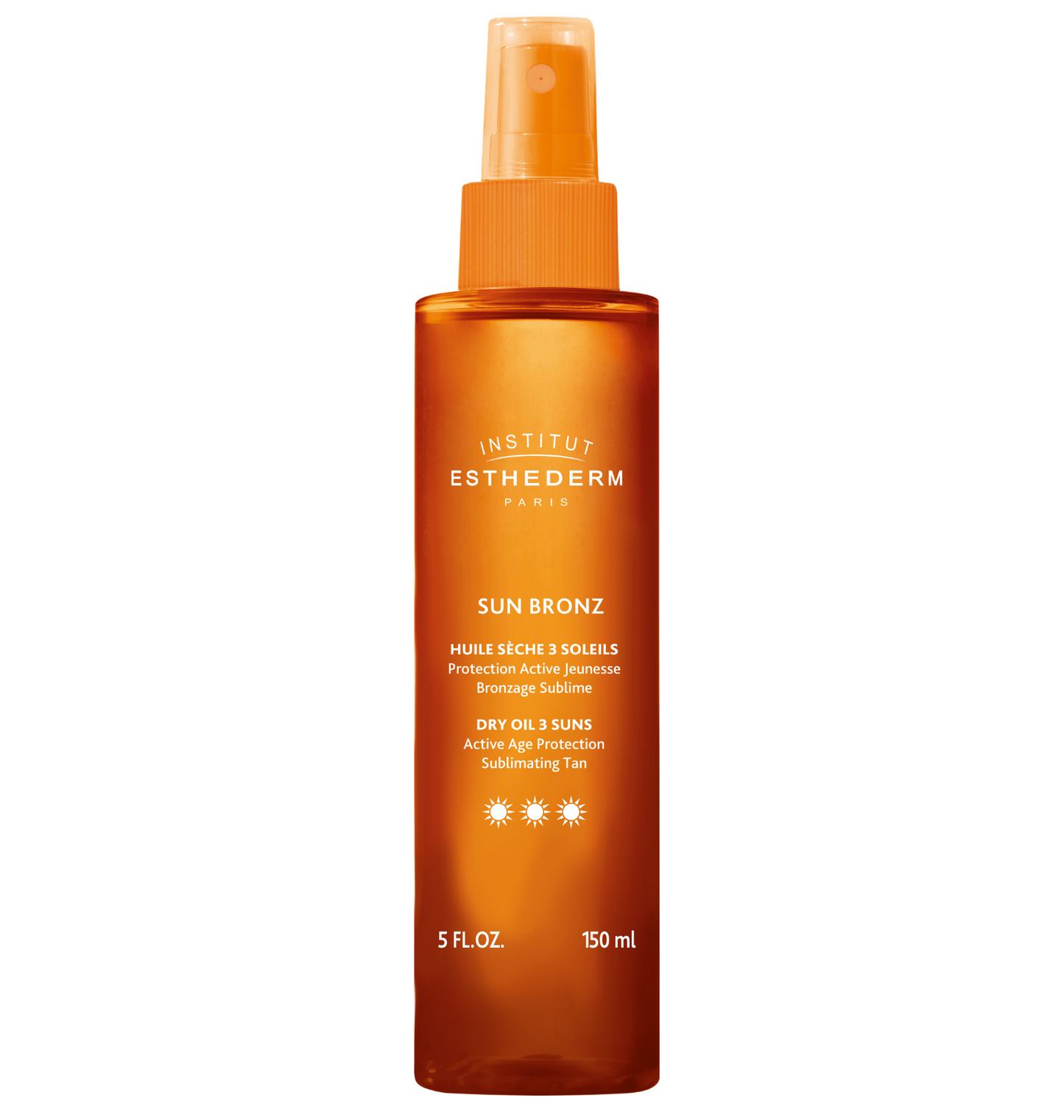 ESTHEDERM : Adaptasun Sun Bronz Huile Sèche Protectrice 3 Soleils