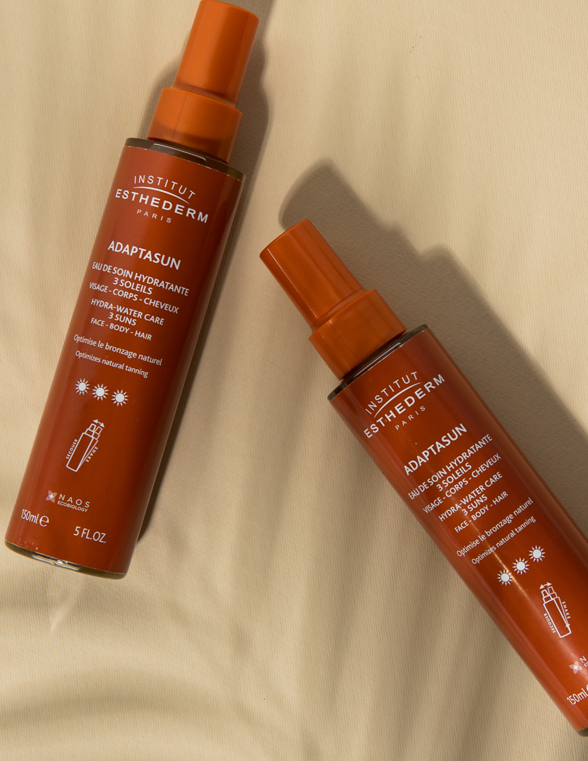 ESTHEDERM : Adaptasun Eau de Soin Hydratante 3 Soleils