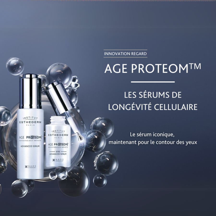 ESTHEDERM : AGE PROTEOM Advanced Eye Serum et Pochette