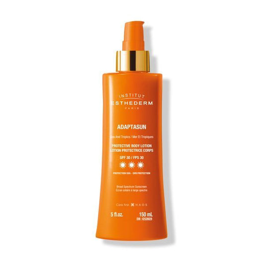 ESTHEDERM : Adaptasun Lotion Protectrice Corps FPS 30  Mer et Tropique